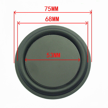 I Key Buy 2Pcs 3 Inch 75mm Audio Audio Bass Diaphragm Passive Radiator Speaker Repair Parts DIY Home Theater Speaker Accessories 2024 - buy cheap