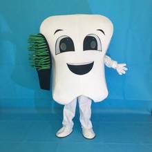 New tooth mascot costume party costumes fancy dental care character mascot dress amusement park 2024 - buy cheap