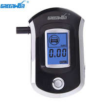 GREENWON Professional Alcohol Breath tester alcohol detector breather alcohol test analyzer AT-6000 Free shipping 2024 - buy cheap