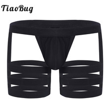 TiaoBug-ropa interior Sexy para hombre, calzoncillos de Bikini con bolsa de bulto, bragas, Bondage Gay 2024 - compra barato