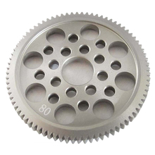 LCLL-Aluminum alloy 48p Spur Gear 80t for Sakura D3 Cs S Xi XIS 1/10 Drift Racing Car 2024 - buy cheap