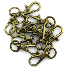 10Pcs Swivel Trigger Clips Snap Hooks Lobster Clasp Keychain Bag DIY Craft Key 2024 - buy cheap