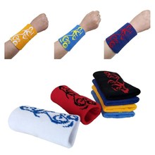 1pc New HOT Wristbands Sport Sweatband Hand Band Sweat Wrist Support Brace Wraps Guards For Gym Volleyball Basketball Sports 2024 - buy cheap