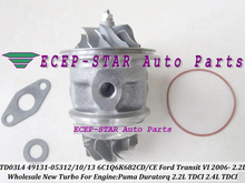 Турбо CHRA картридж TD03L 49131-05312 49131-05313 6C1Q6K682CD 6C1Q6K682CE для Ford Tourneo Transit VI 06-Пума Duratorq V347 2.2L TDCI