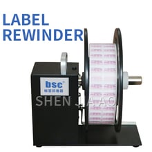 BSC-A5 automatic synchronization label rewinder self-adhesive label rewinding machine Sticker label tag rewinding machine 2024 - buy cheap