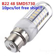 Big bayonet led lamp 220~240V Corn Bulb Warm White/Cold White 48LEDs SMD5730 B22 LED Bulb 2024 - buy cheap