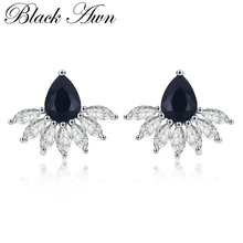 [BLACK AWN] 925 Sterling Silver Jewelry Stud Earrings for Women Fine Jewelry Jellyfish Boucle D'oreille I080 2024 - buy cheap