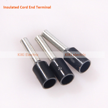 200pcs/lot Black/ Red tube Pre-insulating Terminal 4AWG 25MM2 Cable crimp terminals GT-JT 16mm pin crimp lugs E25-16 2024 - buy cheap