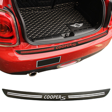 5D Carbon Fiber Vinyl Decal Stickers Car Rear Bumper Trunk Load Edge Protector Guard Trim for Mini Cooper S JCW R56 Cabrio R57 2024 - buy cheap
