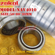 Полный игольчатый роликовый подшипник ZOKOL NAV4010 с внутренним кольцом 50*80*30 мм 2024 - купить недорого