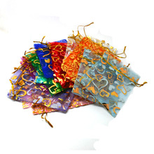 Bolsas de Organza de colores mixtos para decoración de bodas, embalaje para regalos, dulces, fiesta, boda, 9x12CM 2024 - compra barato