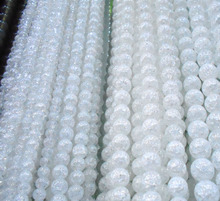 wholesale 4mm 6mm 8mm 10mm 12mm Natural White Cracked Crystal Round Beads 15.5inch/strand Pick Size 2024 - buy cheap