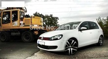 Автомобильные аксессуары, наклейки на передние грили для Volkswagen skoda octavia passat b5 vw golf 4 tiguan jetta mk6, 5 шт. 2024 - купить недорого
