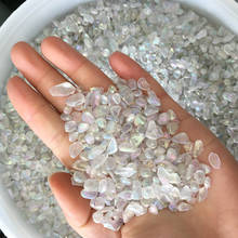 50g Natural White Shining Opal Polished Gravel Rock Crystal Quartz Mineral Specimen Fish Tank Garden Flowerpot Decoration Stone 2024 - buy cheap