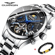 Luxury Brand GUANQIN Clock Men's Watches Swimming Automatic Mechanical Watch Men Gold reloj hombre acero inoxidable impermeable 2024 - buy cheap