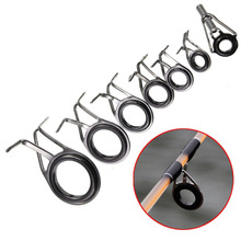 Fishing Accessories 7Pcs Mixed Size Fishing Top Rings Rod Pole Repair Kit Line Guides Eyes Sets 2024 - buy cheap
