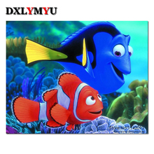 3D Diy diamond painting finding nemo diamond cross stitch crystal square rhinestone sets full diamond embroidery patchwork 2024 - buy cheap