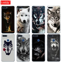 Silicone Cover Phone Case For Huawei Honor 7A PRO 7C Y5 Y6 Y7 Y9 2017 2018 Prime Dark Night Wolf 2024 - buy cheap