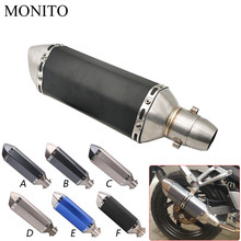 Universal Motorcycle Exhaust Dirt Bike Escape Modified Exhaust For Honda CBR250R CBR 250R VFR F VFR1200 NC 750 S/X 2024 - buy cheap