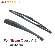 -Kit para limpador de para-brisa de 14 ", conjunto de lâmina e braço, para nissan quest v42 2012-2017, janela traseira 2024 - compre barato