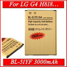 Bateria g4 dourada com 3800mah para lg, g4, h818, h810, vsf999, f500s, f500k, f500l, bateria akku akku, acumulador 2024 - compre barato