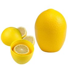 1pc New Fresh Orange Storage Box Holder Lemon Lime Saver Plastic Container Case Orange Shaped Moisture-proof Box for Fruit 2024 - buy cheap