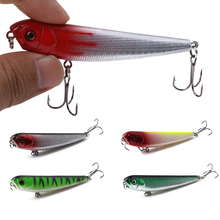 HENGJIA 1PCS 90mm 9.6g Top Water Fishing Lure Wobbler Hard Plastic Artificial Surface Pencil Minnow 2024 - buy cheap