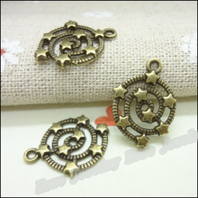 75 pcs Vintage Charms Star Pendant Antique bronze Fit Bracelets Necklace DIY Metal Jewelry Making 2024 - buy cheap