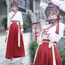 Vestido de tradicional chino Hanfu para mujer, traje antiguo, Ropa de baile de princesa, traje de la Dynasty Tang, Ropa de baile 2024 - compra barato