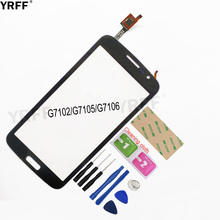 5.25 touch touch toque para samsung galaxy grand 2 g7102 g7106 g7105 toque digitador da tela do painel de toque frontal lente vidro sensor 2024 - compre barato