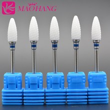 MAOHANG Super 5PCS/LOT 3/32" Bullet M Ceramic Nail Art Drill Bit Cutter For Electric Drill Manicure Machine Salon Nail Files 2024 - buy cheap