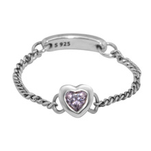 Anel 925 de prata esterlina para mulheres, acessório de joias e bijuterias cor de rosa 2024 - compre barato