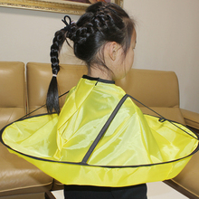 Kids Hair Cutting Cape Hairdresser Styling Salon Waterproof Cloak Haircut Hairdresser Gown Clothing Apron Barber Salon Styling 2024 - buy cheap