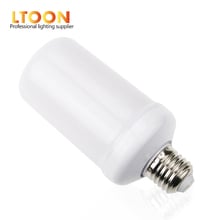 [LTOON]99 LEDs E27 Flame Lamps 9W 85-265V 4 Modes Ampoule LED Flame Effect Light Bulb Flickering Emulation Fire Light Yellow 2024 - buy cheap