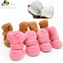 ULTRASOUND PET Fashion Pet Shoes for Dogs Cats Winter Small Dog Anti-slip Boots Yorkshire Snow Boots Chihuahua Shoes Supplies 2024 - buy cheap