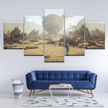 Canvas Painting Desert Dreamy World 5 Pieces Wall Art Painting Modular Wallpapers Poster Print for living room Home Decor 2024 - buy cheap