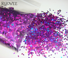 Laser Holographic Dark Purple Color 2MM Diamond rhombus Glitter Paillette Spangles Shape for DIY Nail Art Decoration 2024 - buy cheap