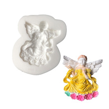New Angel Fondant Cupcake Decorating Molds Cake Silicone Mold Sugarpaste Candy Chocolate Gumpaste Clay Mould 2024 - buy cheap