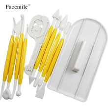 Facemile DIY cake tool best selling Sugarcraft Cake Decorating Fondant Icing Plunger Cutters Tools 03104 2024 - buy cheap