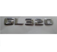Хромированный 3D АБС-пластик для багажника автомобиля, наклейки с буквами сзади, эмблема, наклейка для Mercedes Benz GL Class GL320 2024 - купить недорого