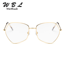 WarBLade Fashion Black Glasses Frame Men Square light Optical transparent Clear Spectacles Glasses Women 2018 2024 - buy cheap