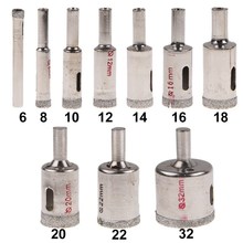 10pcs Drill Bits Diamond Coated Core Drill Bit Hole Saw Drill Bit Set Tools for Tiles Marble Glass Ceramic Extractor Drill Bits 2024 - buy cheap