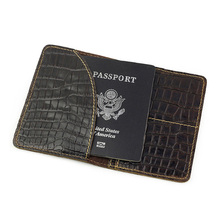 Capa para passaporte de couro feminina, porta-cartão para visita, carteira para cartão de crédito, bolsa para cartão de identidade 2024 - compre barato
