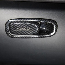 Cubierta de fibra de carbono para coche Volvo XC60 2018 2019, guantera de acero inoxidable, panel decorativo para puerta, accesorios de decoración, estilo de coche 2024 - compra barato