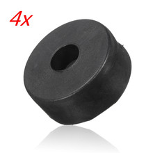 Base amortecedora de pé de armários, 4 unidades, preto 38mm x 15mm, grande caixa de som, gabinetes de borracha 2024 - compre barato