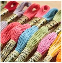 oneroom 1 Lot=180Pcs French DMC threads +20pcs needles  Embroidery Cross Stitch Yarn Floss Thread Free Shipping 2024 - buy cheap