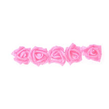 5 шт./лот, блестящие ПЭ Искусственные цветы с розами, настоящая сенсорная Великолепная Блестящая декоративная домашняя Свадебная вечеринка, цветы 2024 - купить недорого