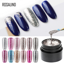 Набор гель-лаков ROSALIND для маникюра, блестящий Платиновый УФ Гель-лак для ногтей, цветная основа, гибридные Лаки 2024 - купить недорого