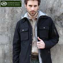 Seibtron casaco de campo com capuz masculino m65 bdu 2024 - compre barato
