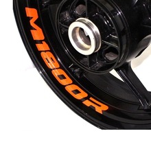 A set ofSuitable for suzuki M1800R 8pcs high quality Motorcycle Wheel Sticker Decal Reflective Rim Bike Motorcycle 2024 - buy cheap